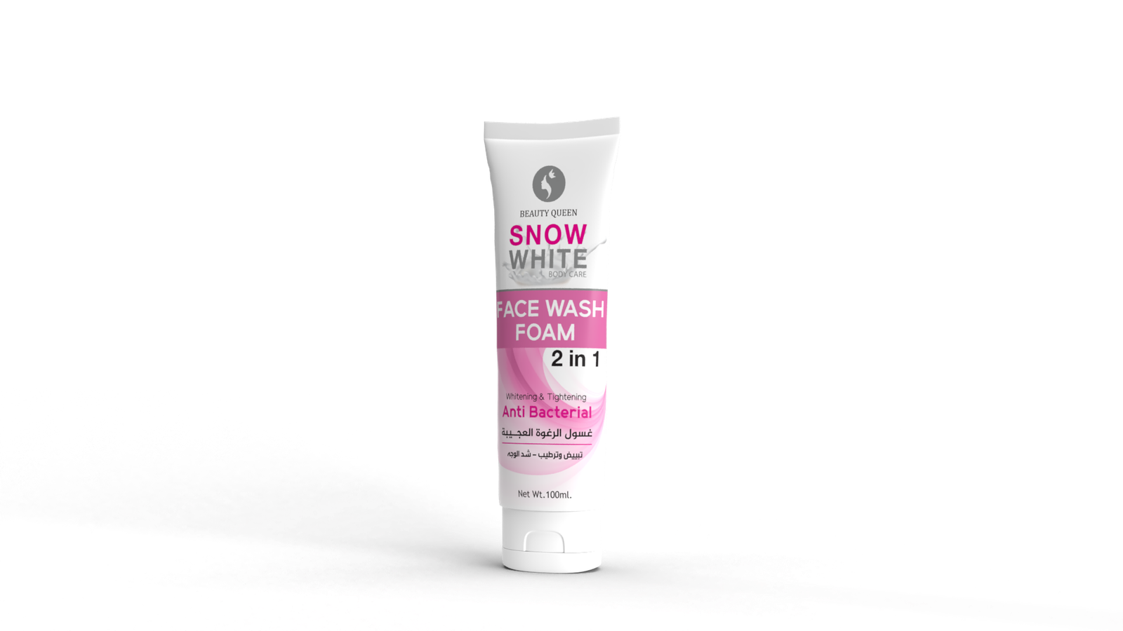 SNOW WHITE - Face Wash Foam 100ml Pink