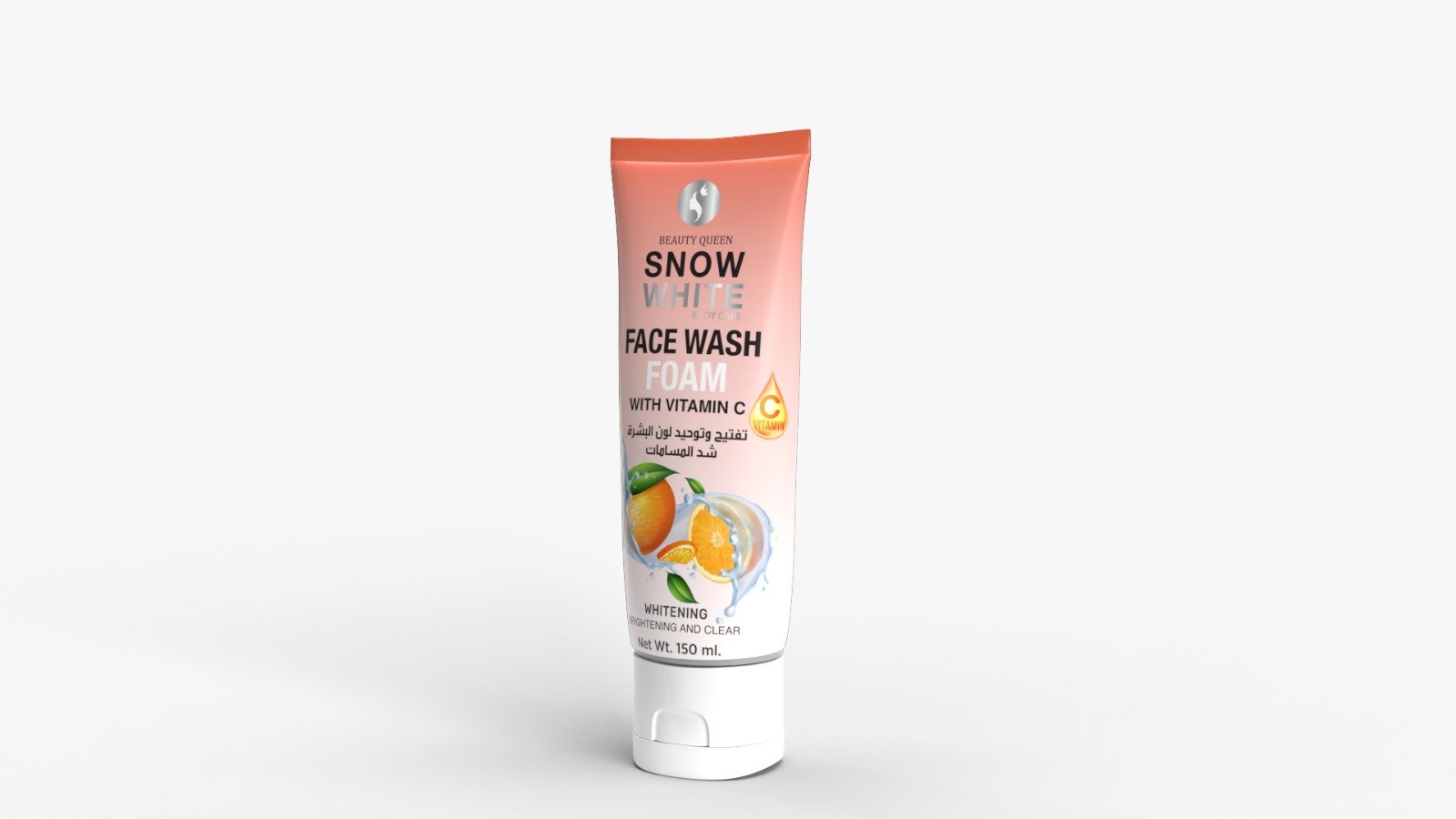 Snow White - Face Wash Foam 150ml Orange