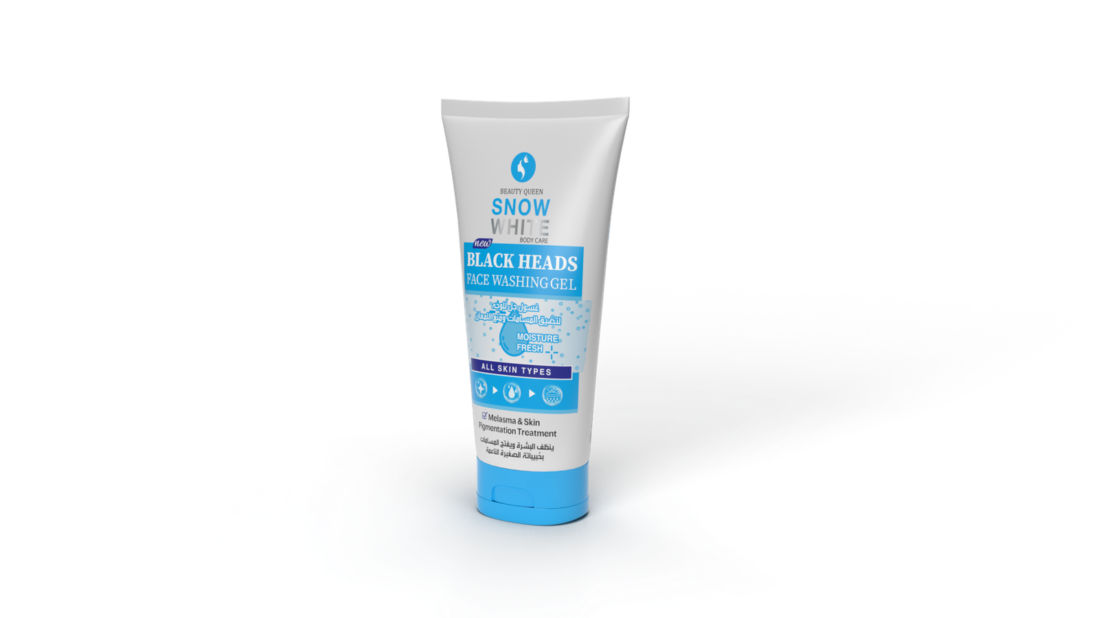 Snow White Black Head Remover Face WASH Gel With Bead 150g