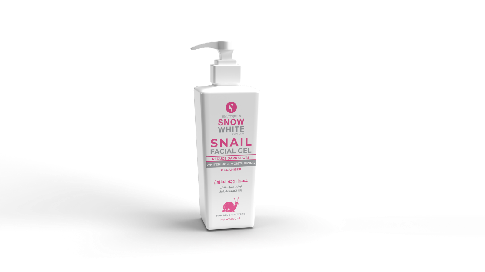 Snow White Snail Face Wash Gel 250ML