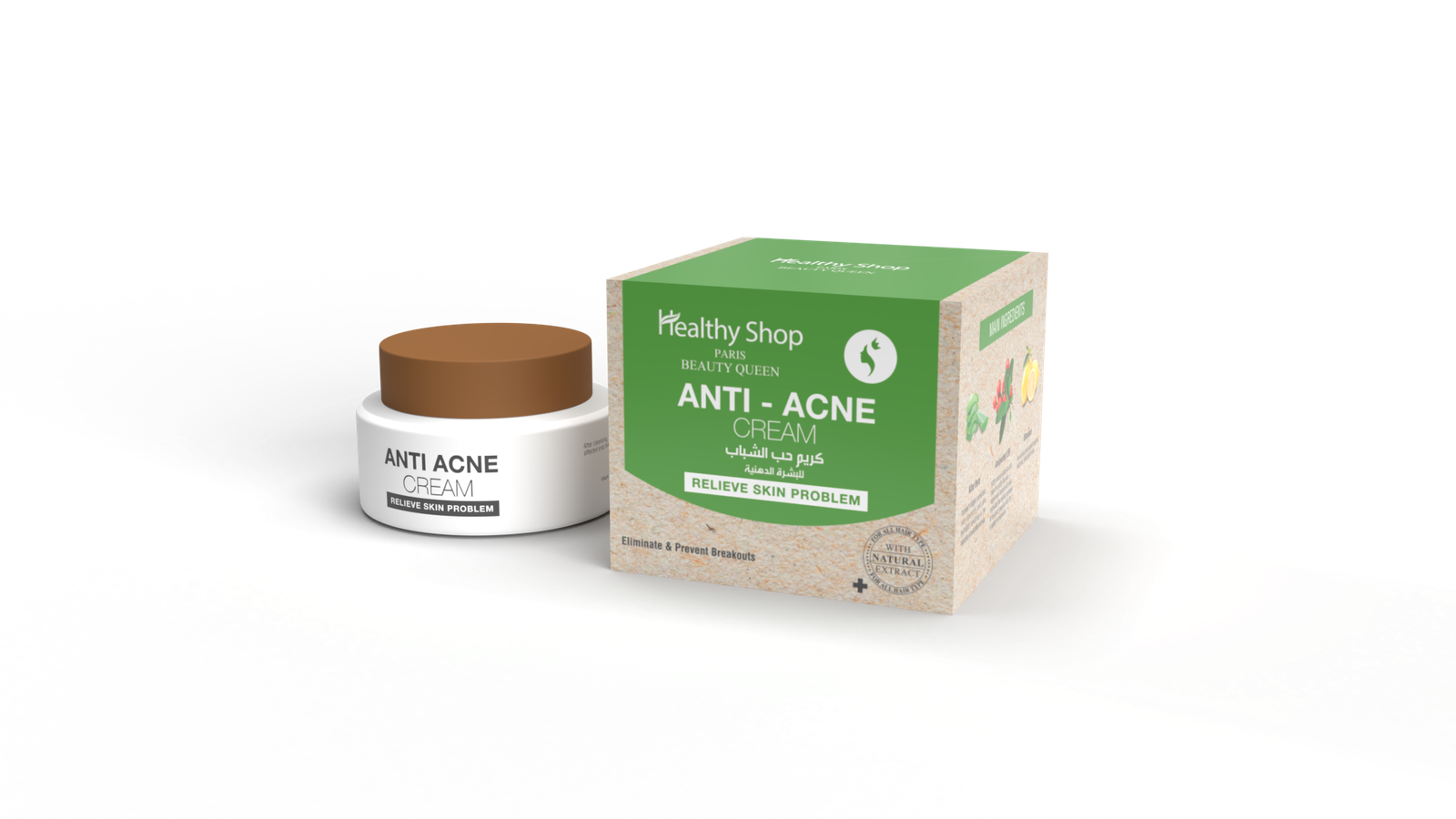 Healthy Shop - ANTI-ACNE CREAM 50g