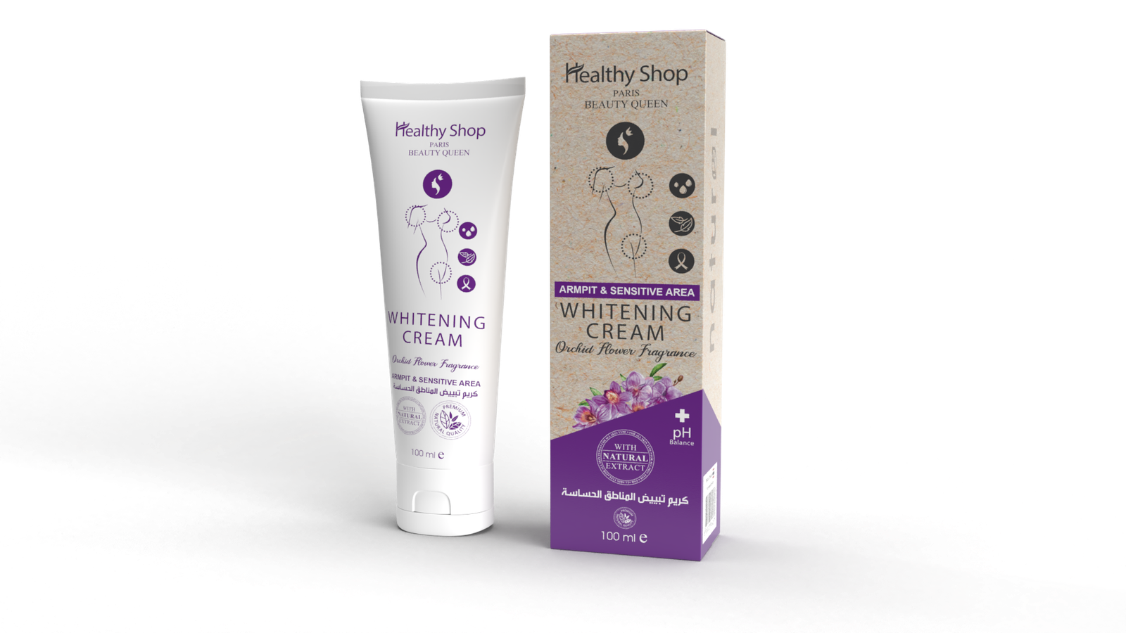 Healthy Shop Feminine Cream100ml Purple