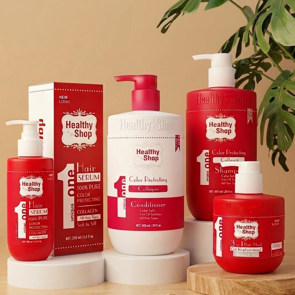 HealthyShop - Collagen Red Hair Care Set