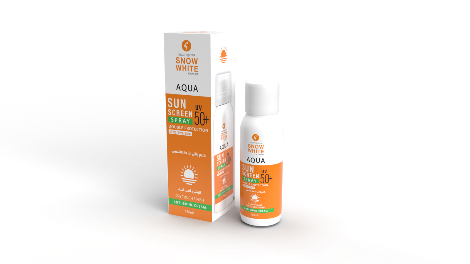 Snow White Sunscreen Spray Sensitive Skin UV 50+ 150ML
